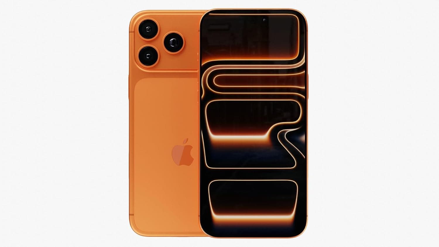 iPhone 17 Pro Max in Cosmic Orange